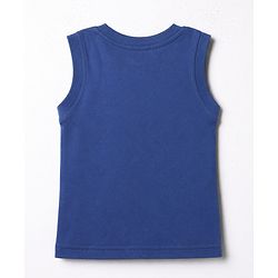 Babyhug Cotton Knit Tank T-Shirts Sleeveless with Graphics Pack of 3 -Multicolor