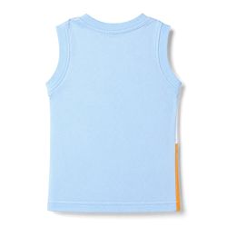 Babyhug Cotton Knit Tank T-Shirts Sleeveless with Graphics Pack of 3 -Multicolor