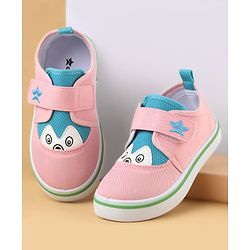 Cute Walk by Babyhug Velcro Closure Printed Casual Shoes - Pink