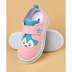 Cute Walk by Babyhug Velcro Closure Printed Casual Shoes - Pink
