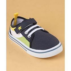Cute Walk by Babyhug Velcro Closure Solid Color Casual Shoes - Blue