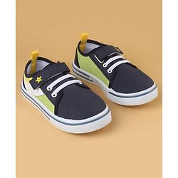 Cute Walk by Babyhug Velcro Closure Solid Color Casual Shoes - Blue