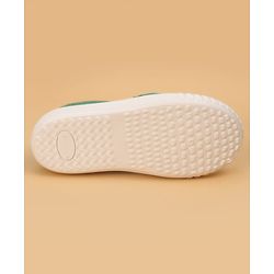 Cute Walk by Slip On Babyhug Casual Shoes With Bunny Face Applique - Green