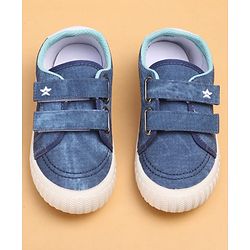 Cute Walk by Babyhug Casual Shoes With Text Design - Blue