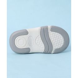 Cute Walk by Babyhug Velcro Closure Sandals With Rocket Applique - Navy Blue