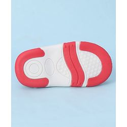 Cute Walk by Babyhug Velcro Closure Sandals With Football Print & Applique - Blue
