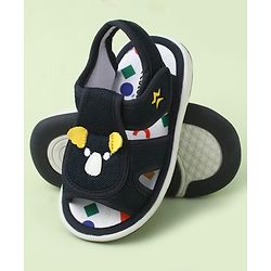 Cute Walk by Babyhug Velcro Closure Sandals With Wings Applique - Blue