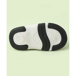 Cute Walk by Babyhug Velcro Closure Sandals With Astronaut Applique - Black