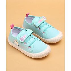 Cute Walk by Babyhug Casual Shoes With Velcro Closure & Cat Design - Purple