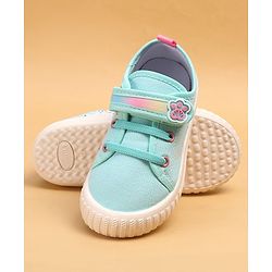 Cute Walk by Babyhug Casual Shoes With Velcro Closure & Cat Design - Purple