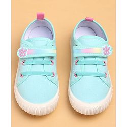 Cute Walk by Babyhug Casual Shoes With Velcro Closure & Cat Design - Purple