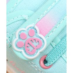 Cute Walk by Babyhug Casual Shoes With Velcro Closure & Cat Design - Purple