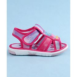 Cute Walk by Babyhug Sandal With Velcro Closure & Bird Applique - Purple