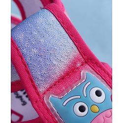 Cute Walk by Babyhug Sandal With Velcro Closure & Bird Applique - Purple