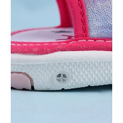 Cute Walk by Babyhug Sandal With Velcro Closure & Bird Applique - Purple