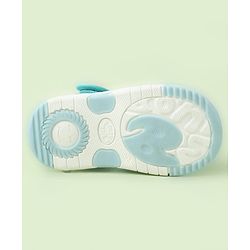 Cute Walk by Babyhug Sandals With Velcro Closure & Floral Applique - Golden