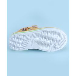 Cute Walk by Babyhug Velcro Closure Casual Shoes with Animal Print - Yellow