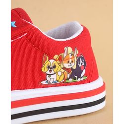 Cute Walk by Babyhug Velcro Closure Casual Shoes with Animal Print - Yellow