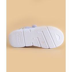 Cute Walk by Babyhug Velcro Closure Casual Shoes with Bunny Print - Blue