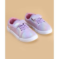 Cute Walk by Babyhug Velcro Closure Casual Shoes with Bunny Print - Blue
