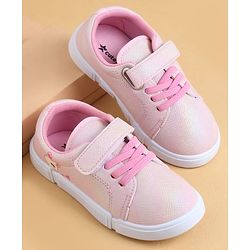 Cute Walk by Babyhug Velcro Closure Casual Shoes with Bunny Print - Blue