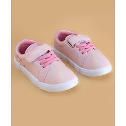 Cute Walk by Babyhug Velcro Closure Casual Shoes with Bunny Print - Blue