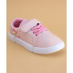 Cute Walk by Babyhug Velcro Closure Casual Shoes with Bunny Print - Blue