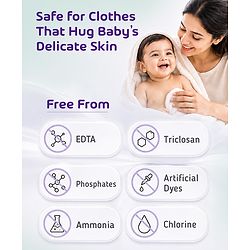 Babyhug Plant Based Fabric Conditioner with Gentle Floral Freshness - 750 ml| Long Lasting| No Harmful Residue| Maintains Fabric Shine|Prevents Stiffness| All types for Fabric| Dermatologically Tested