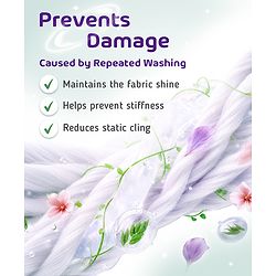Babyhug Plant Based Fabric Conditioner with Gentle Floral Freshness - 750 ml| Long Lasting| No Harmful Residue| Maintains Fabric Shine|Prevents Stiffness| All types for Fabric| Dermatologically Tested