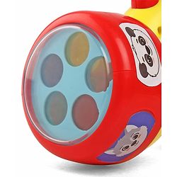 Babyhug Musical Learning Torch for Toddlers| Color-Changing Flashlight| Animal Sounds & Music| Numbers & Color Learning Toy| Interactive Toy| Gifting Option | Yellow