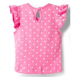 Babyhug Cotton Knit Half Frill Sleeves T-Shirts with Floral Graphics Pack of 3 - Pink Light Blue & Light Yellow