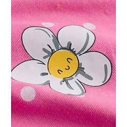 Babyhug Cotton Knit Half Frill Sleeves T-Shirts with Floral Graphics Pack of 3 - Pink Light Blue & Light Yellow