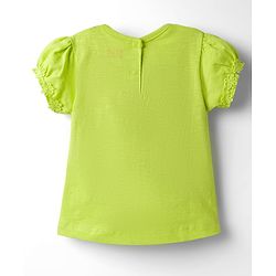 Babyhug 100% Cotton Knit Half Sleeves T-Shirts With Floral Applique Pack Of 3 - Multicolour