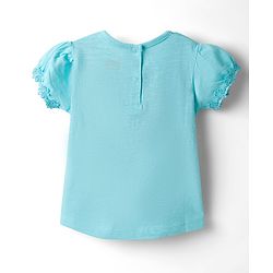 Babyhug 100% Cotton Knit Half Sleeves T-Shirts With Floral Applique Pack Of 3 - Multicolour