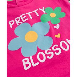 Babyhug 100% Cotton Knit Half Sleeves Floral Hearts & Polka Dots Printed T-Shirts Pack Of 3 - Multicolour