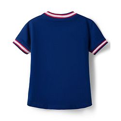 Babyhug Marvel Poplin Woven Half Sleeves Shirt With Avengers Graphics - Navy Blue