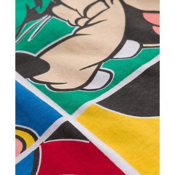 Babyhug Disney Single Jersey Knit Full Sleeves T-Shirt & Pyjama Night Suit With Mickey & Friends Graphics - Red