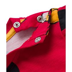 Babyhug Disney Single Jersey Knit Full Sleeves T-Shirt & Pyjama Co-ord Night Suits With Mickey Mouse Graphics Pack of 2 - Multicolor