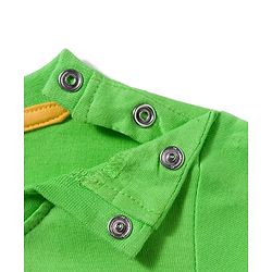 Babyhug Disney 100% Cotton Knit Full Sleeves T-Shirt & Pyjama Night Suit With Mickey & Friends Graphics - Blue & Green