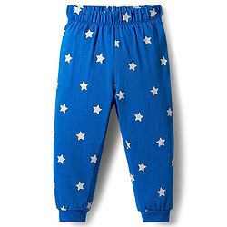 Babyhug Disney 100% Cotton Knit Full Sleeves T-Shirt & Pyjama Night Suit With Mickey & Friends Graphics - Blue & Green