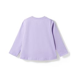 Babyhug Disney Single Jersey Knit Full Sleeves T-Shirt & Pajama Night Suit with Minnie & Friends Graphic - Lavender