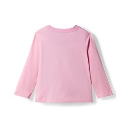 Babyhug Disney 100% Cotton Full Sleeves  T-Shirt & Pyjama Night Suit With Minnie Mouse Graphic - Pink