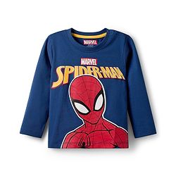 Babyhug Marvel Single Jersey Knit Full Sleeves T-Shirt & Pyjama Night Suit With Spider-Man Graphics - Multicolor