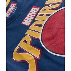 Babyhug Marvel Single Jersey Knit Full Sleeves T-Shirt & Pyjama Night Suit With Spider-Man Graphics - Multicolor