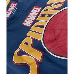 Babyhug Marvel Single Jersey Knit Full Sleeves T-Shirt & Pyjama Night Suit With Spider-Man Graphics - Multicolor