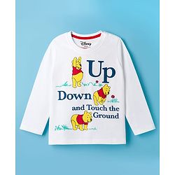 Babyhug Disney Single Jersey Knit Full Sleeves T-Shirt & Pyjama Night Suit With Winnie The Pooh Graphics - Multicolor
