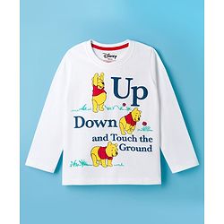 Babyhug Disney Single Jersey Knit Full Sleeves T-Shirt & Pyjama Night Suit With Winnie The Pooh Graphics - Multicolor