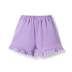 Babyhug Disney Single Jersey  Knit Oversize Half Sleeves T-Shirt & Shorts Set with Minnie & Friends Graphic - Lavender