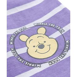 Babyhug Disney Single Jersey Knit Sleeveless T-Shirt & Shorts Night Suit With Winnie The Pooh Graphics - Lavender