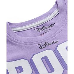 Babyhug Disney Single Jersey Knit Sleeveless T-Shirt & Shorts Night Suit With Winnie The Pooh Graphics - Lavender